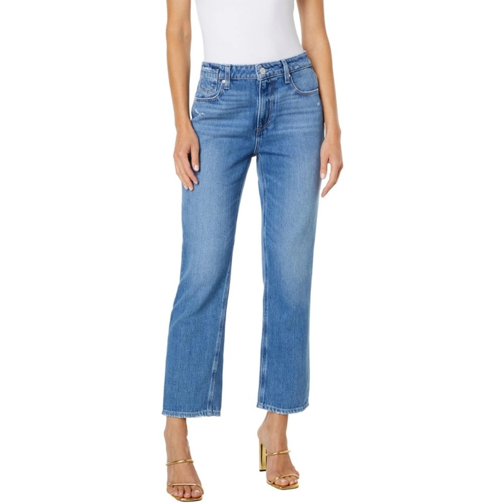 NWOT Paige Noella Relaxed Straight Leg Jean Vintage Inspired Denim in Azelea 29